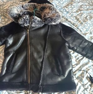 Mens XL shearling coat